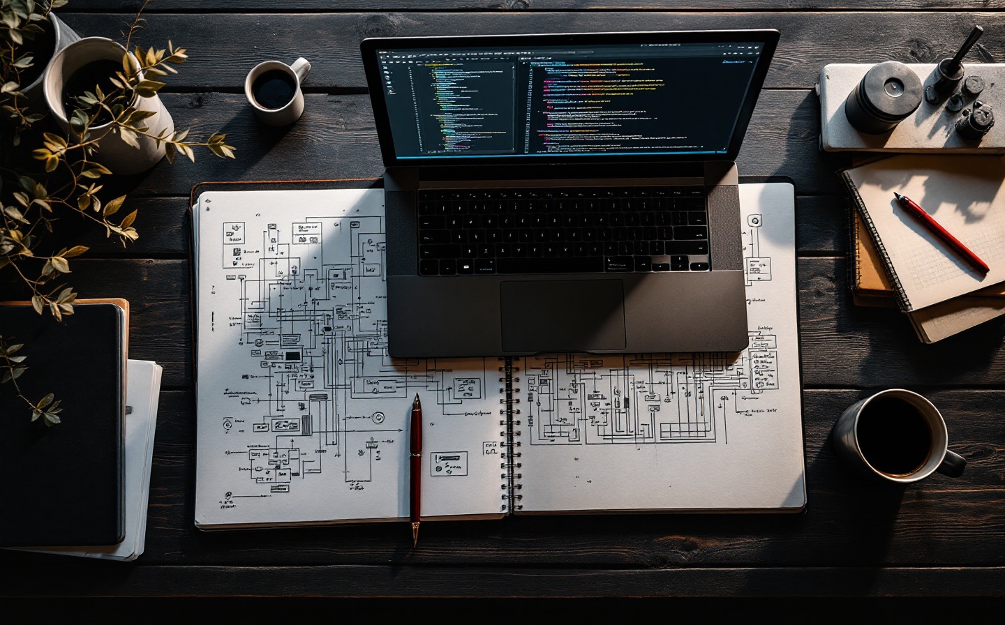 BotMatrix dashboard showing a live AI pipeline visualization